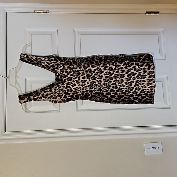Excellent condition XXI Leopard print dress S - Picture 2 of 12